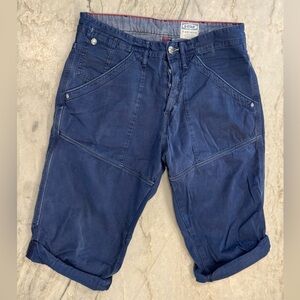 G-Star Raw 3D Taper Chino Shorts in Dark Blue